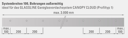 Aluminium Anschlußplatte FIX'N SILDE 100