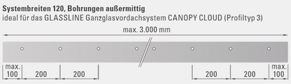 Aluminium Anschlußplatte FIX'N SILDE 120