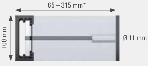 FIX'N SILDE 100 3000 mm